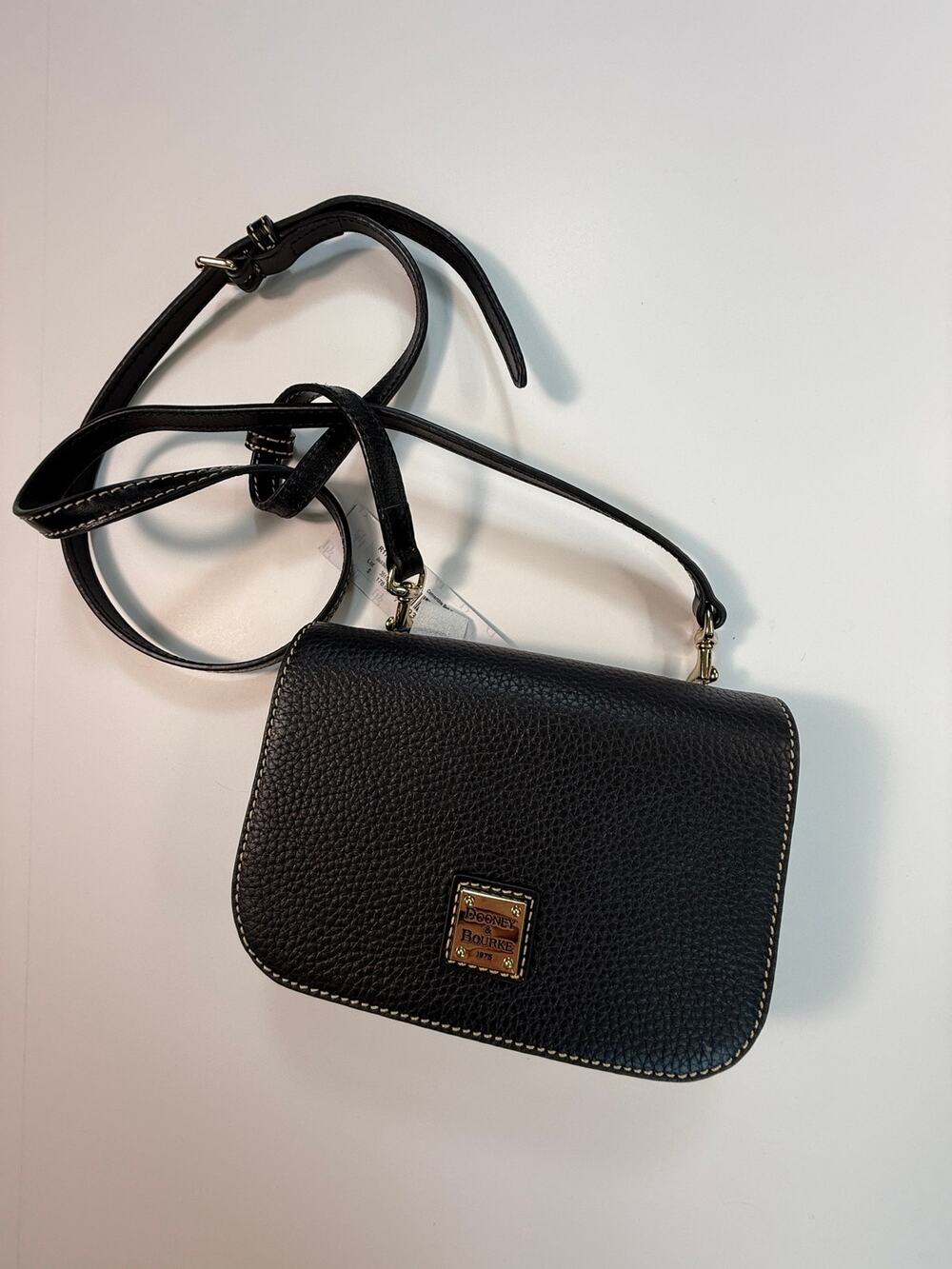 Dooney & Bourke Leather Convertible Belt Bag Black NWT